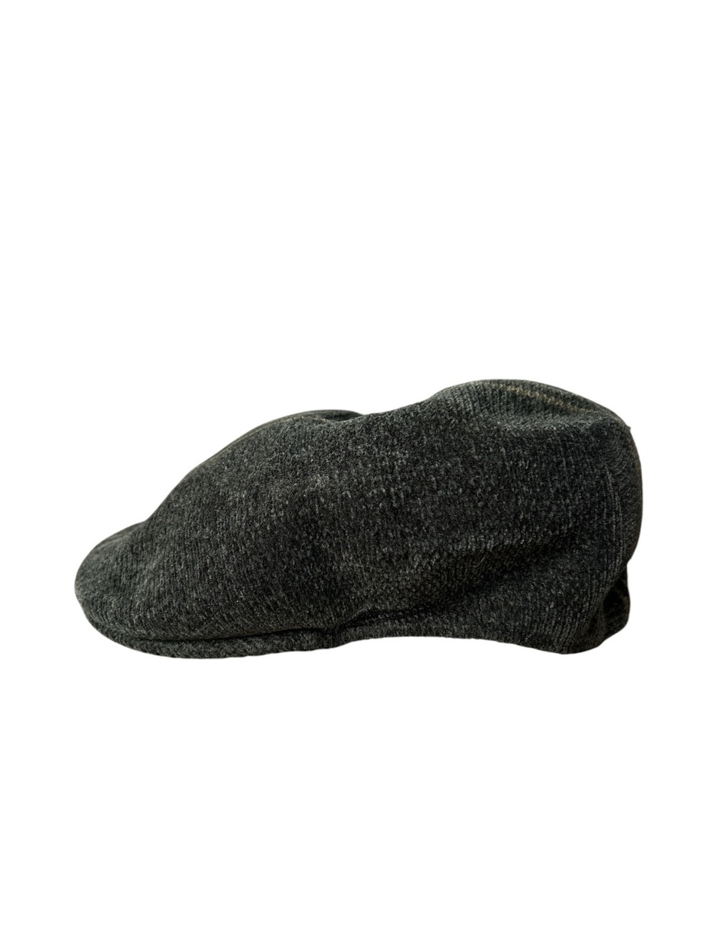 Kangol Charcoal Green Chenille Stripe Cap